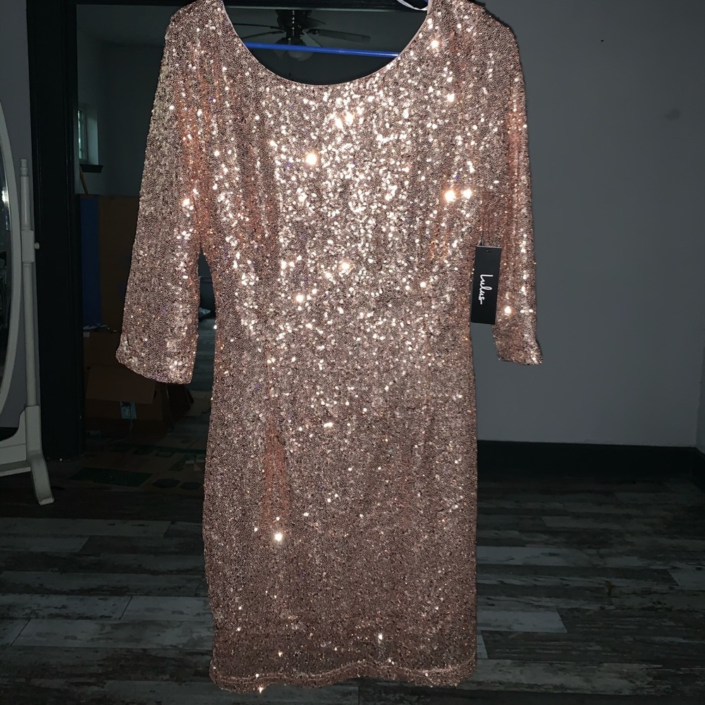 Lulus Delightful always Sequin Dress